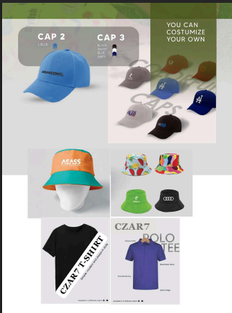 customised caps